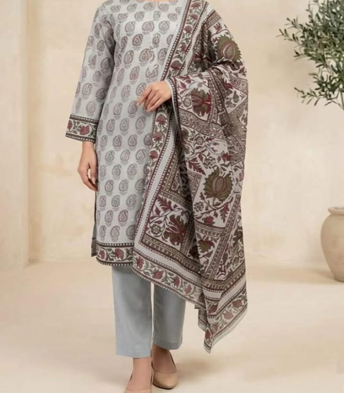 3-Piece Embroidered Suit