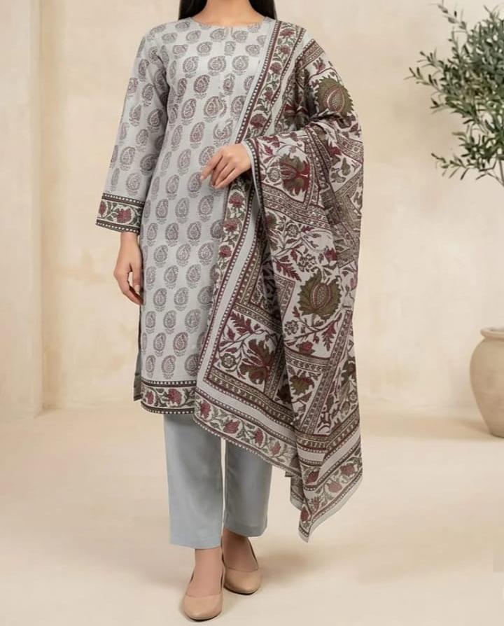 3-Piece Embroidered Suit