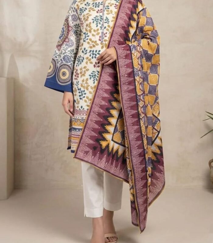 Lawn Suit (Unstitched)