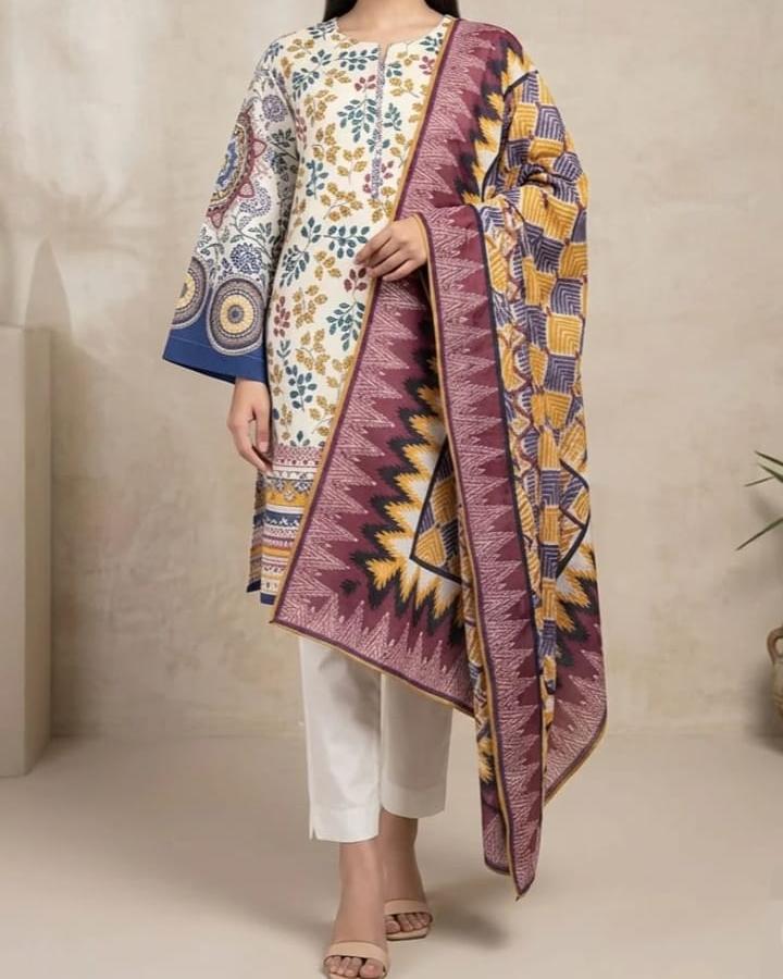 Lawn Suit (Unstitched)